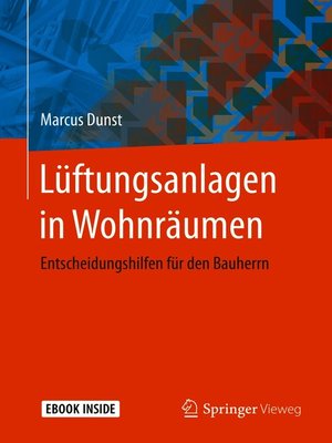 cover image of Lüftungsanlagen in Wohnräumen